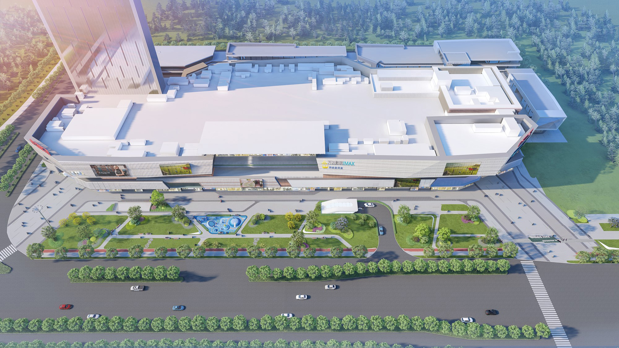 2 时代壹号玉东大道市政绿化带景观工程 效果图.jpg